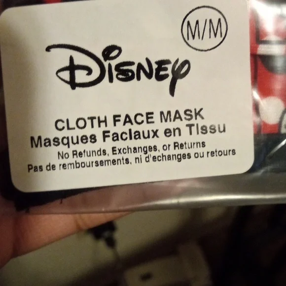 Kids Minnie Mouse Cloth Face Mask - Picture 2 of 4